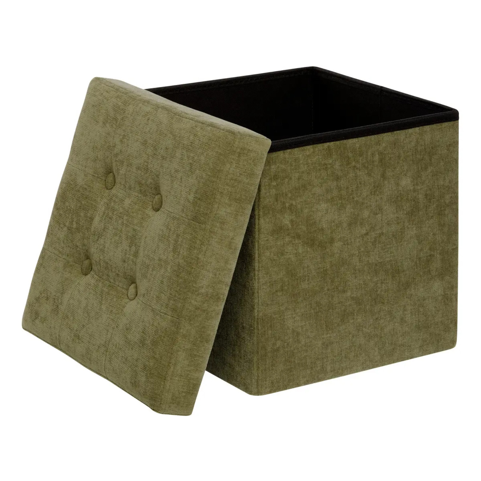 Pouf Lysandre 38x38cm kaki