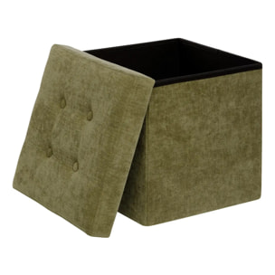 Pouf Lysandre 38x38cm kaki