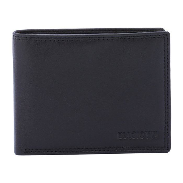 Portafoglio  da uomo In Vera pelle Made in Italy 12x9,5x3 cm