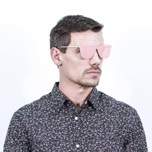 Gafas de sol PALO ALTO ARLES - Rosa pastel espacial / Rosa pastel espacial y patillas de metal dorado
