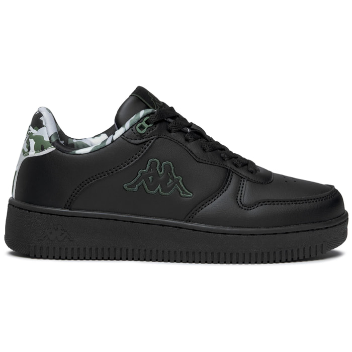 Kappa - Sneakers Uomo Donna Nero - Logo Maserta Camo