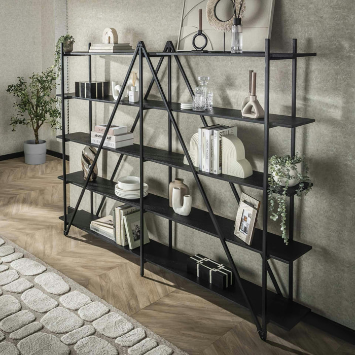 Grande étagère de salon moderne 220 cm RALF