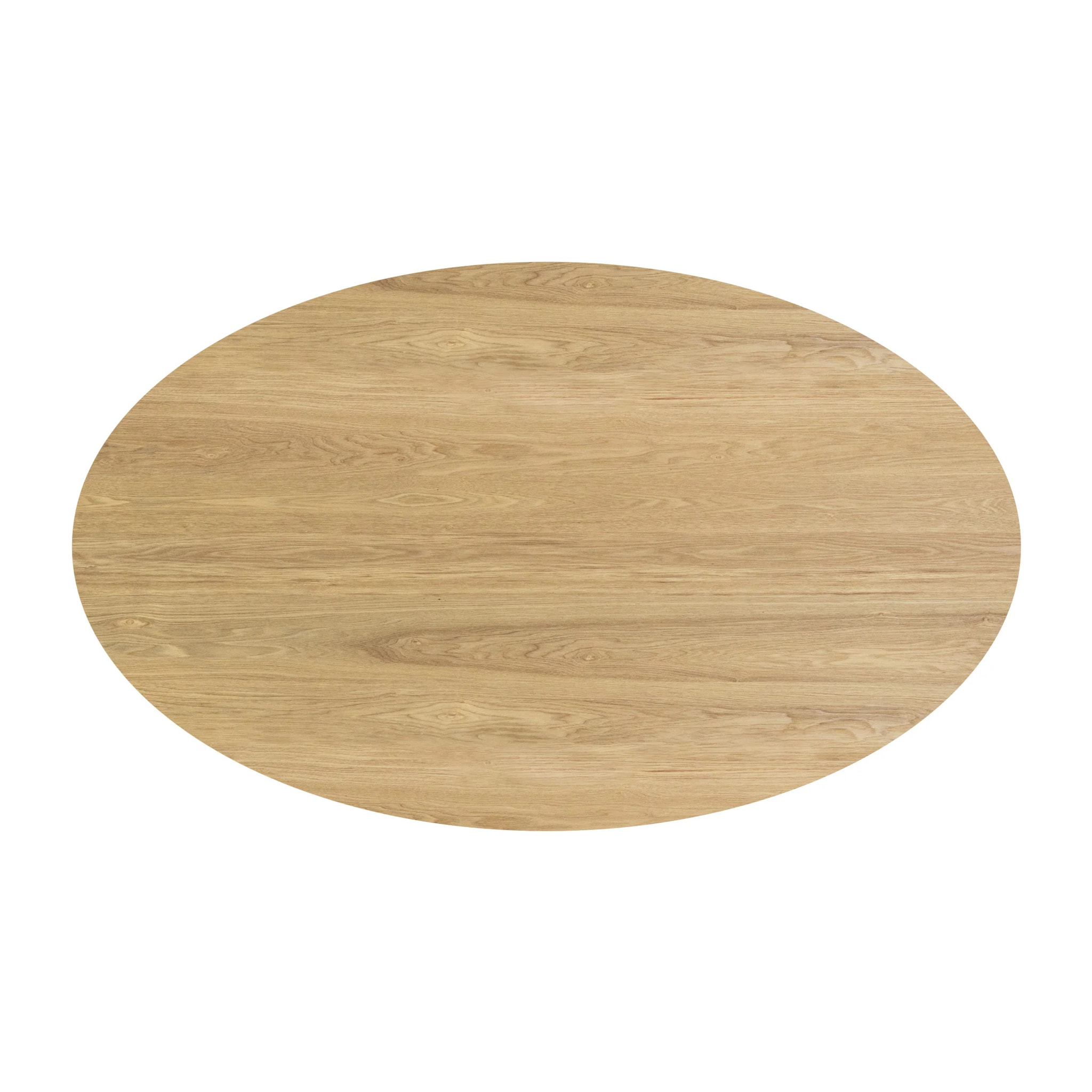 Table ovale 6 personnes en bois clair 150 cm - Eddy