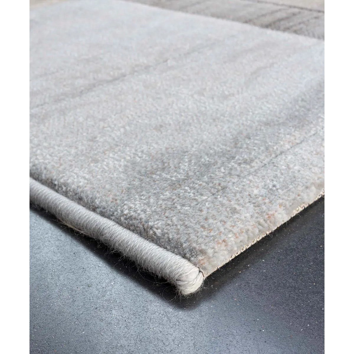 Tappeto Disegno Geometrico Grigio Beige