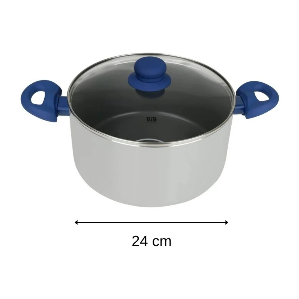 Faitout avec dosage d'huile et couvercle 24 cm Tasty Casserole