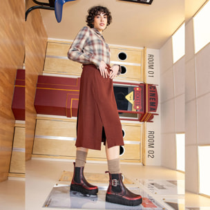 Botines 1516 ROMA CUERO/BRIGHTON color Cuero