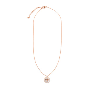 Collar Lypil acabado oro rosa 18k