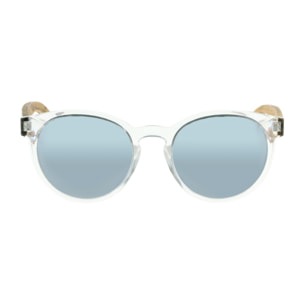 Gafas de Sol Feler 1507M-2 - SILVER Polarizadas de Madera Unisex 51 mm
