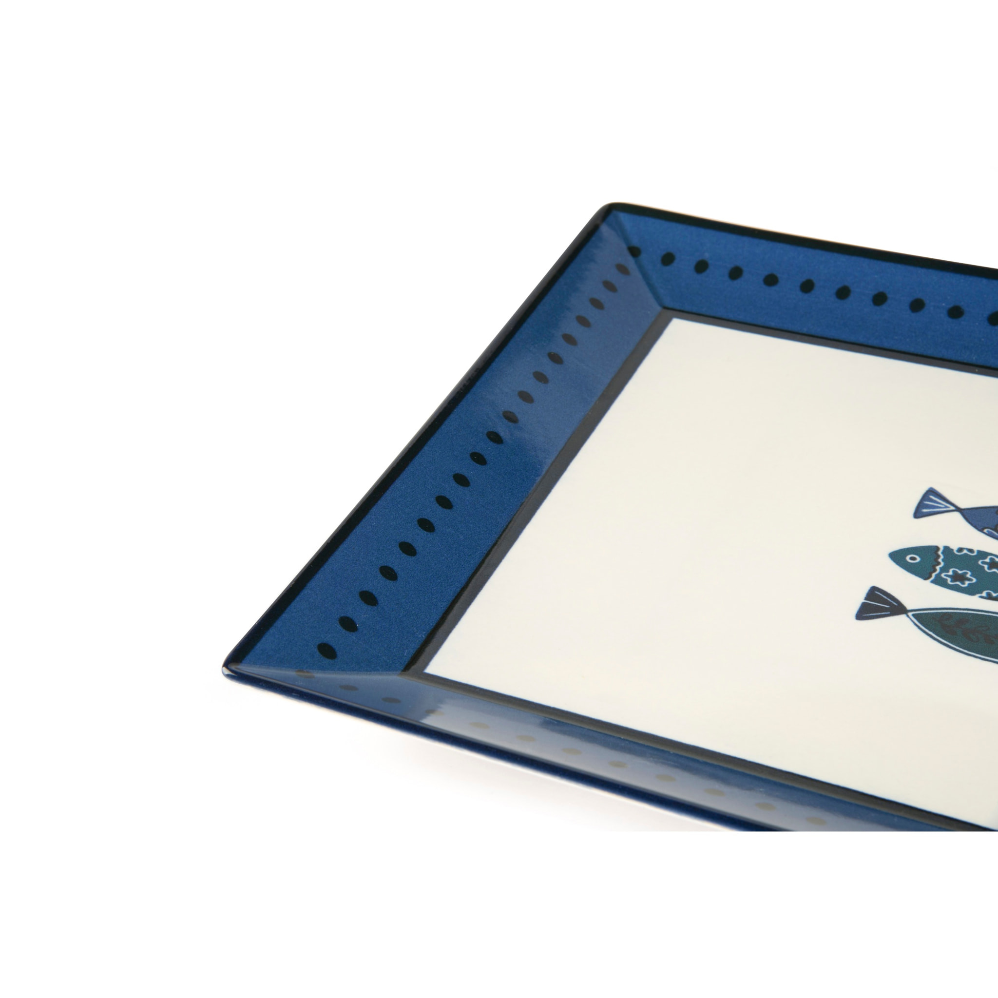 Set 6 piatti piani Excelsa – Ocean, Ceramica Multicolore