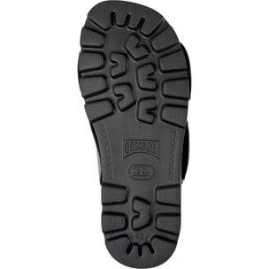 Sandalias - CAMPER Brutus Twins - Negro - Cuero liso