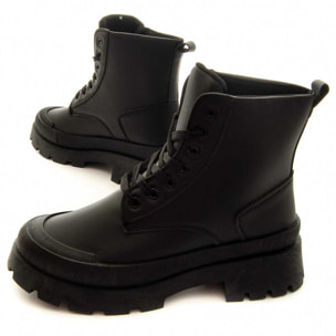 Bota de plataforma - Negro - Altura: 4 cm