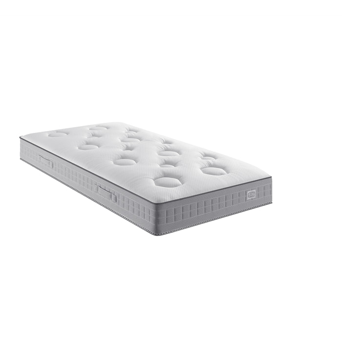 Matelas FLEXION 90x200, ressort ensachés, mi-ferme, H26