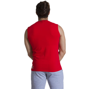 Camiseta de hombre Leone Basic de algodón sin mangas