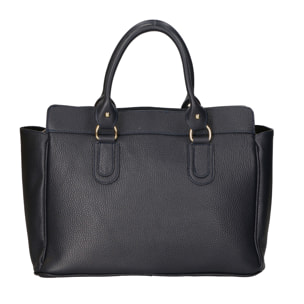 Borsa a mano da Donna Elena in Vera Pelle Made in Italy 28x37x18 cm