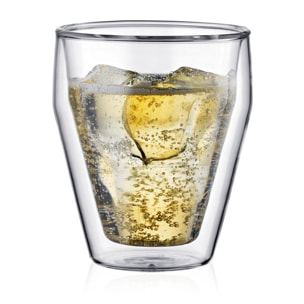 TITLIS: Set 6 verres double paroi, empilable, 0.25 l 0.25 L