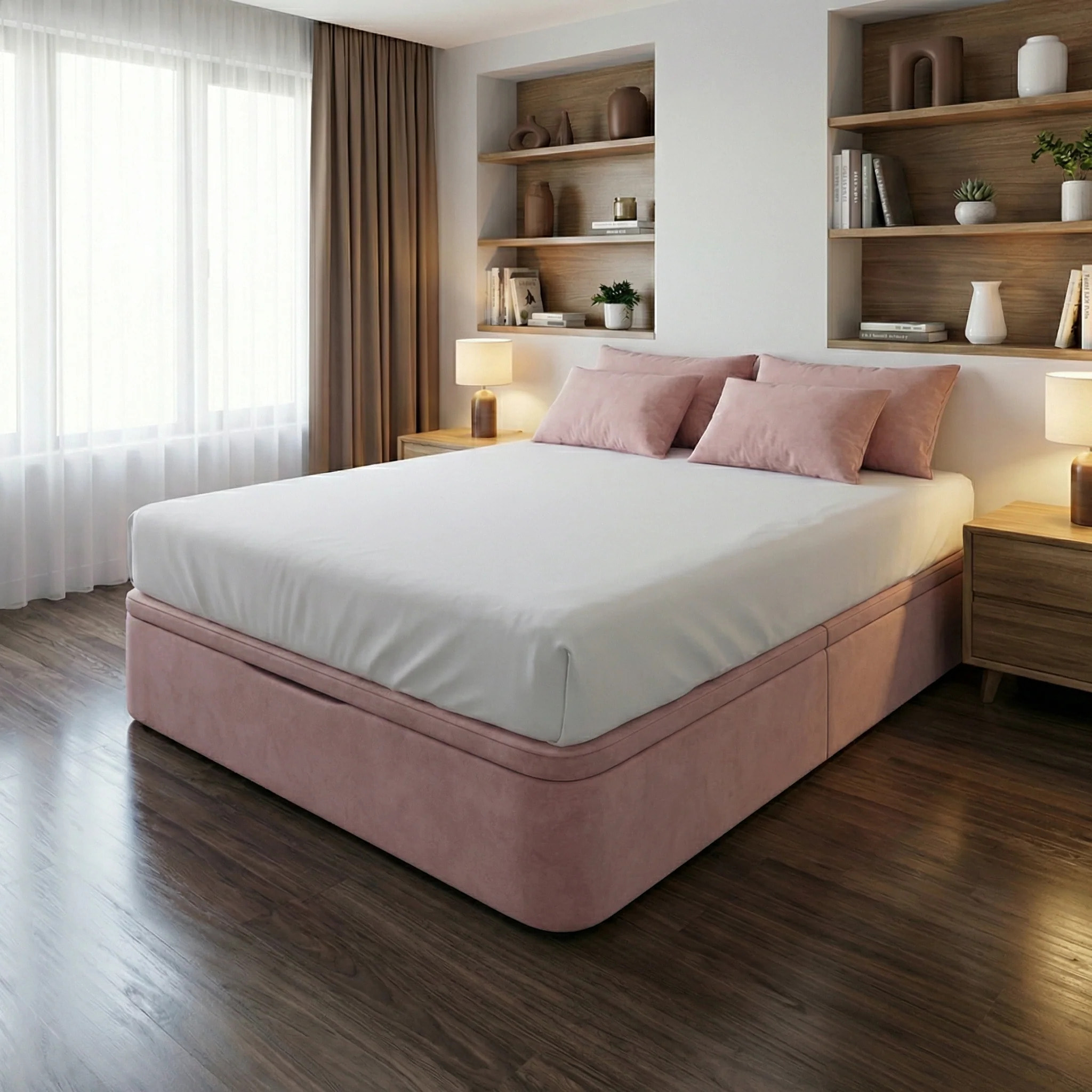 Canapé abatible tela, gran capacidad y alta durabilidad Montaje incluido