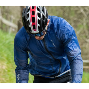 GIACCA ANTIPIOGGIA DA CICLISMO DA UOMO BLUEBALL IN BLU
