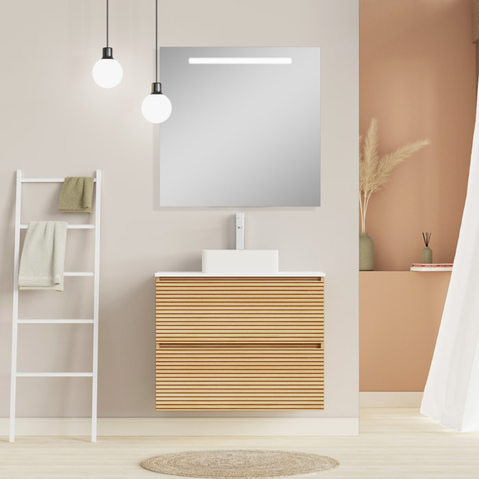 Ensemble de salle de bain BAMBU 2C, Alday, 80 cm, Solomon
