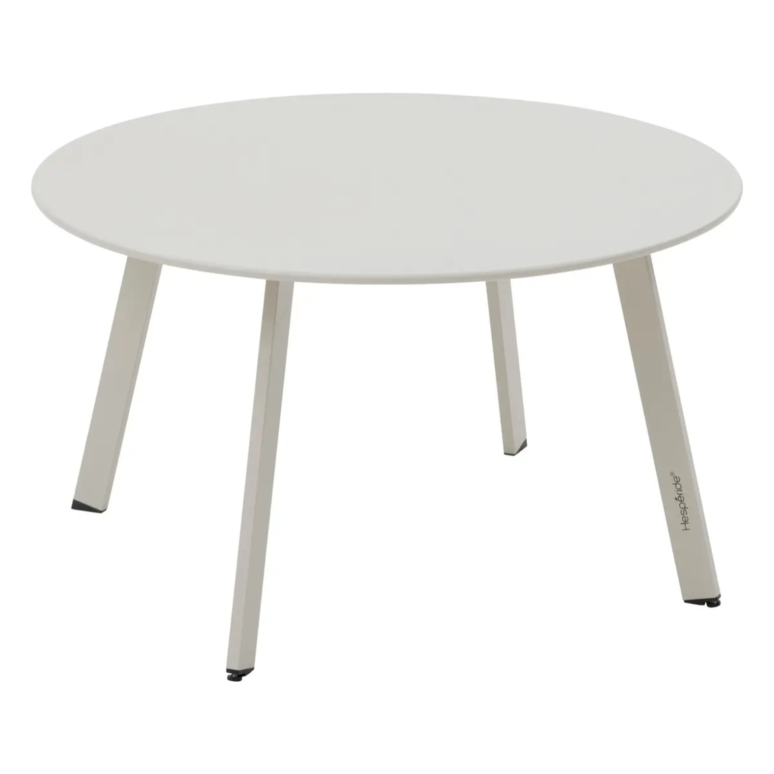 Table d'appoint de jardin ronde "Saona" argile 70 x 40cm en acier