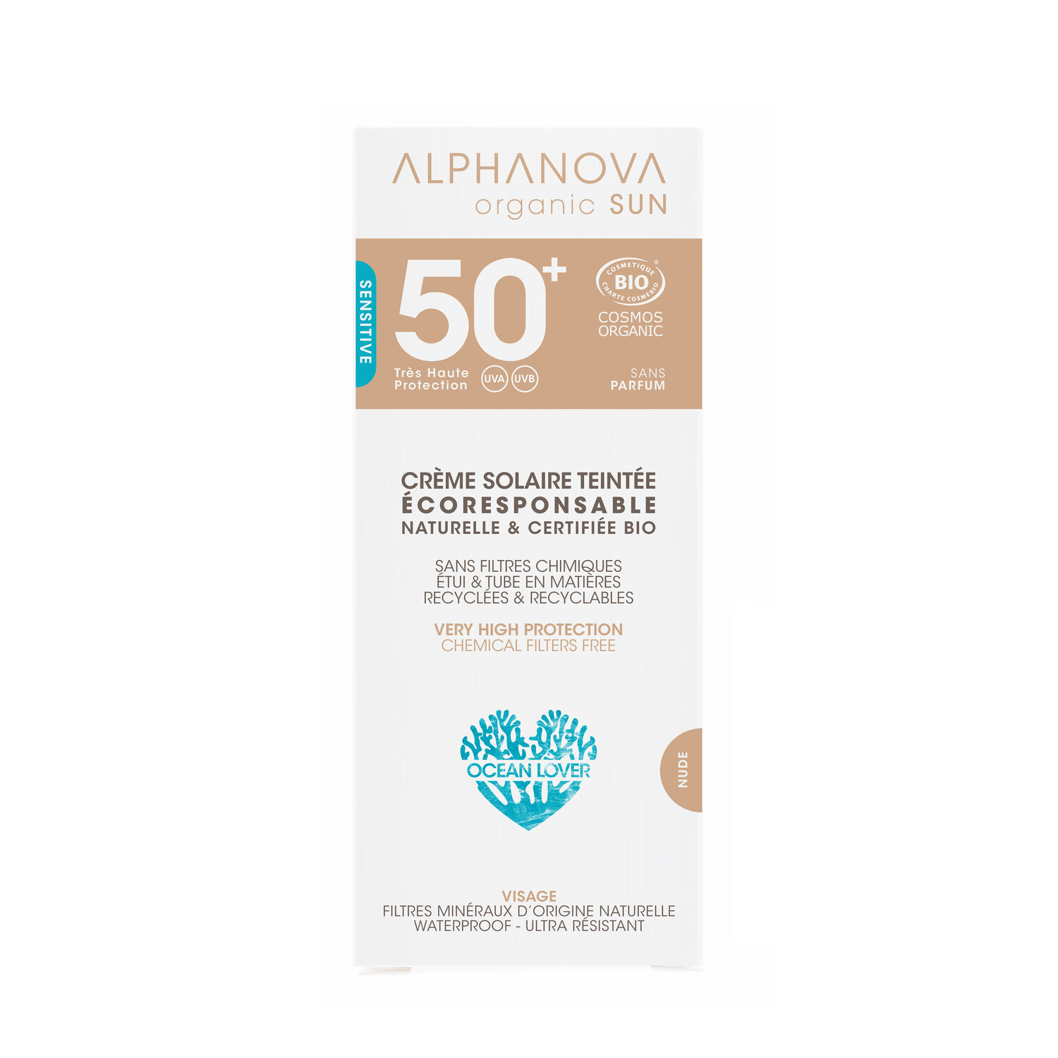 Sun SPF50+  - Crème Solaire Teintée Claire 50 ml