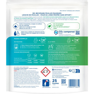 Lessive DR BECKMANN Feuilles Magiques - L'Essentielle x25 lavages