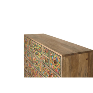 Cómoda de Madera de Mango 116 Cm Estilo Étnico
