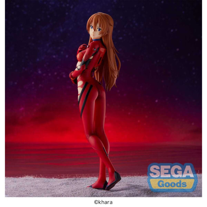 Evangelion: 3.0+1.0 Thrice Upon A Time Spm Pvc Statua Asuka Langley On The Beach (re-run) 21 Cm Sega