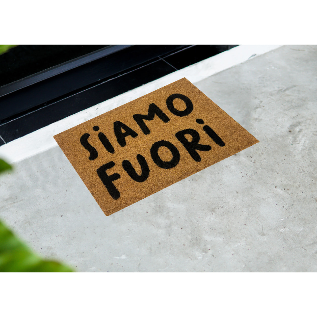 Zerbino Ingresso Casa Antiscivolo In Cocco Scritte Divertenti Siamo Fuori