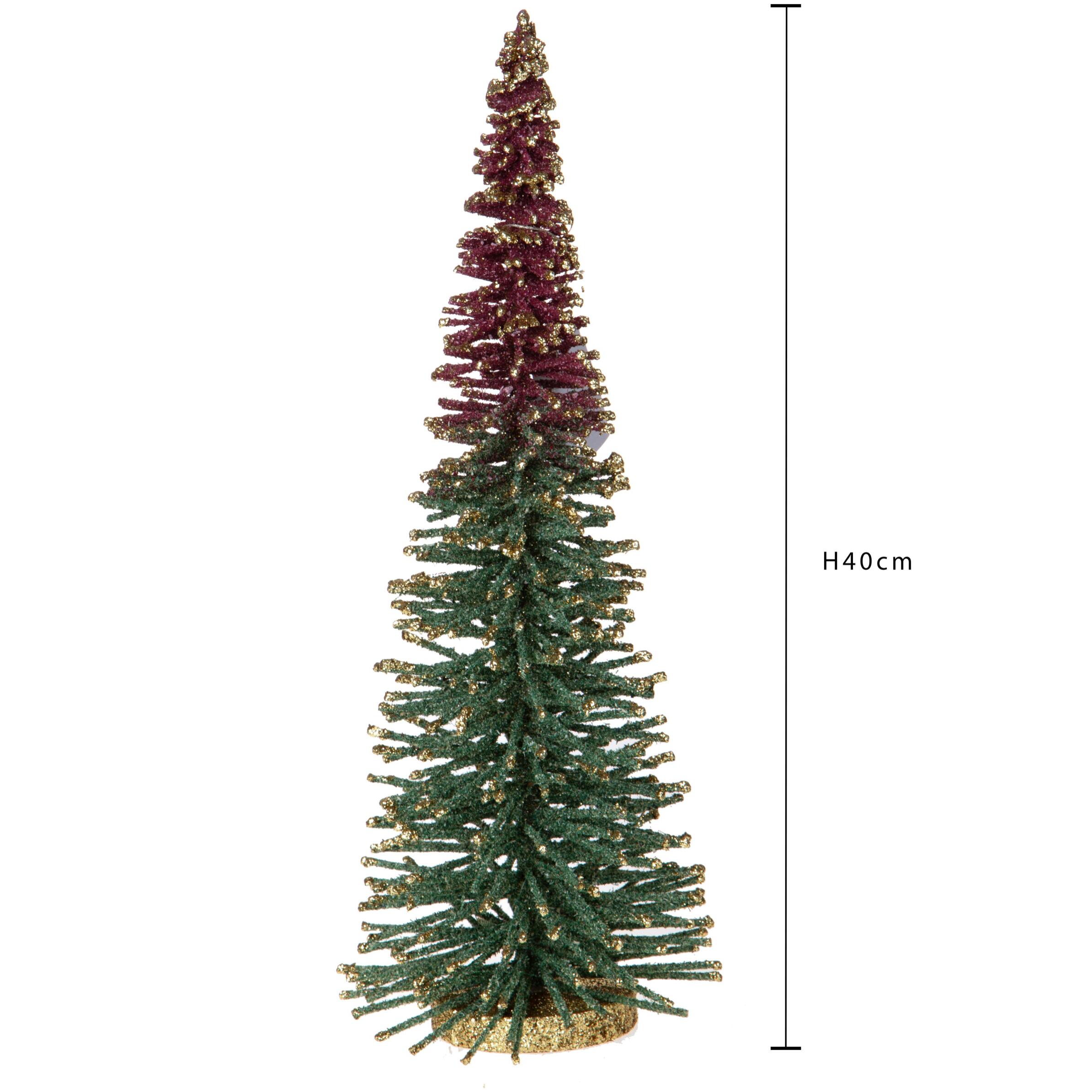 Albero di natale - Pezzi 2 - 16xH40x16cm - Bianchi Dino SpA