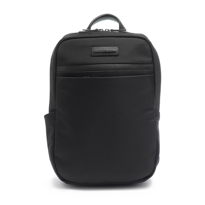Zaino uomo Silvano Elite - Tessuto & Ecopelle - Casual - 28.0 x 45.0 x 20.0 cm