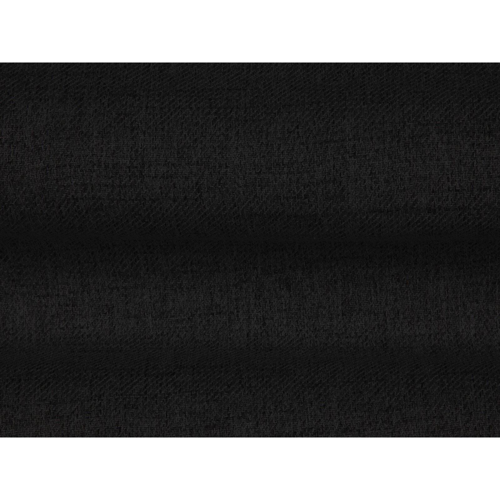 Méridienne gauche "Bali" en tissu structurel noir