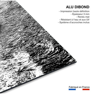 Tableau surf au clair de lune Tableau alu Dibond