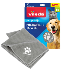 Vileda Pet Pro - Serviette microfibre Taille XL - 65 x 100 cm