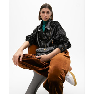 Giacca Biker di Paillettes