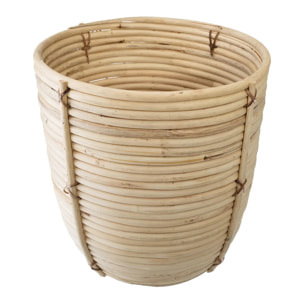 Set de 3 pots - rotin D35 cm