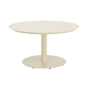 Table de jardin ronde aluminium 6 places OREVA