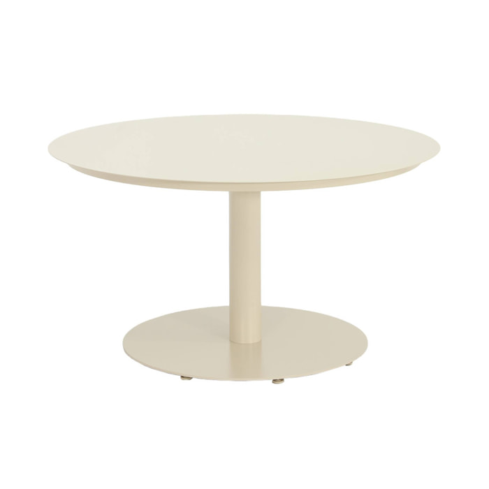 Table de jardin ronde aluminium 6 places OREVA