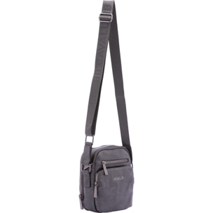 Borsa a tracolla da uomo - Modello False - Ecopelle - 18.0 x 15.0 x 9.0 cm
