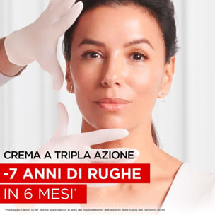 Crema Giorno SPF 25 Anti-Età per Viso Revitalift Laser Trattamento Profondo Ridensificante Anti-Macchie con Acido Ialuronico e Pro-Xylane