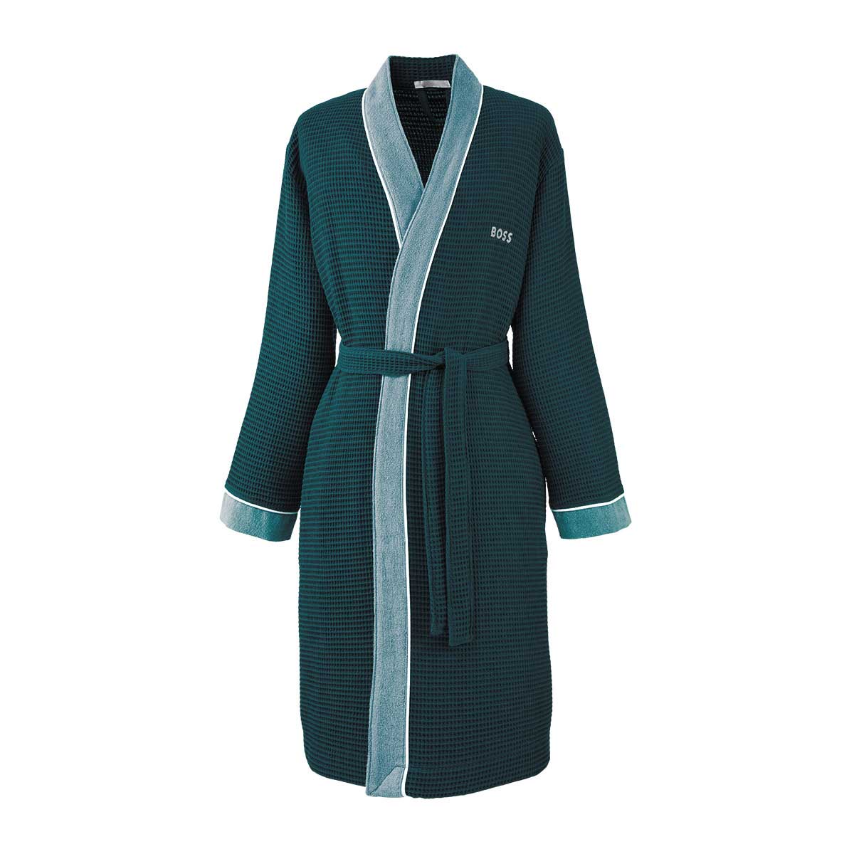 Peignoir Kimono Homme Revise RE-521 | 100% Coton Nid D'abeille | Coupe Japonaise | Taille S à 5XL | Fabriqué En Pologne
