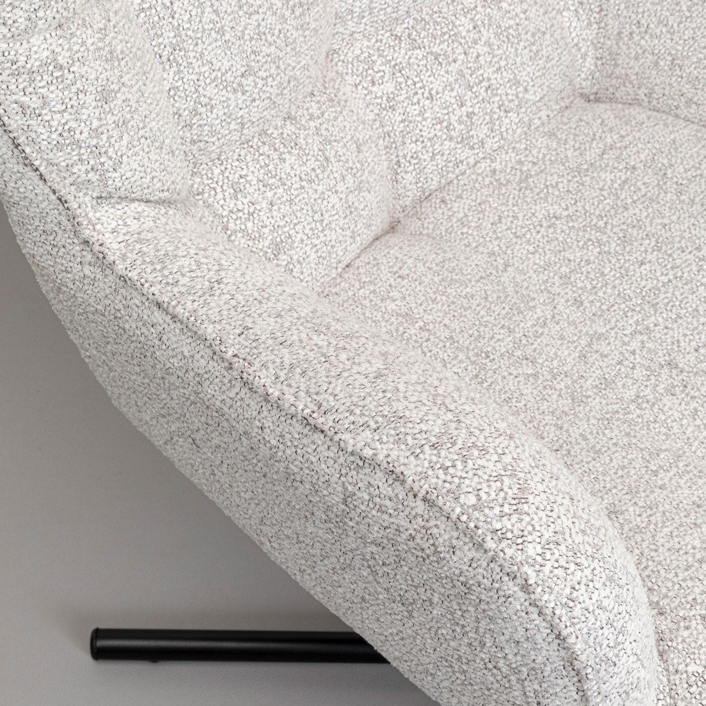 Fauteuil pivotant Oscar gris Kare Design