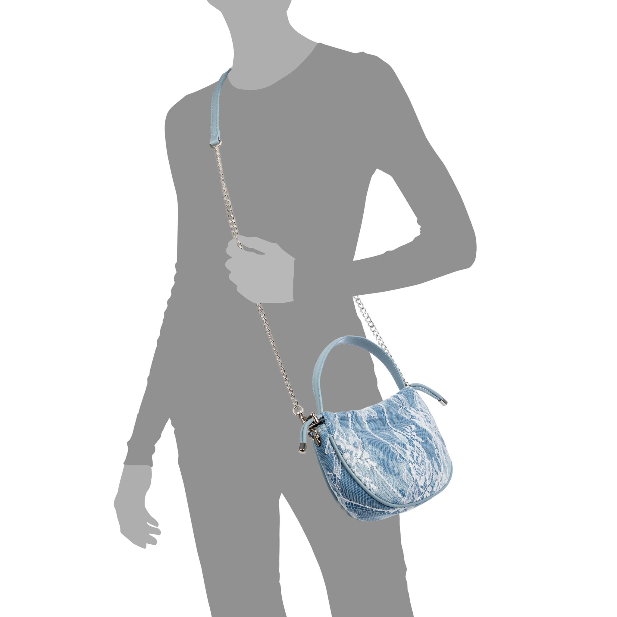 Bradano Bolso de mano Mujer. Fabricado en tela y piel sintética PU.