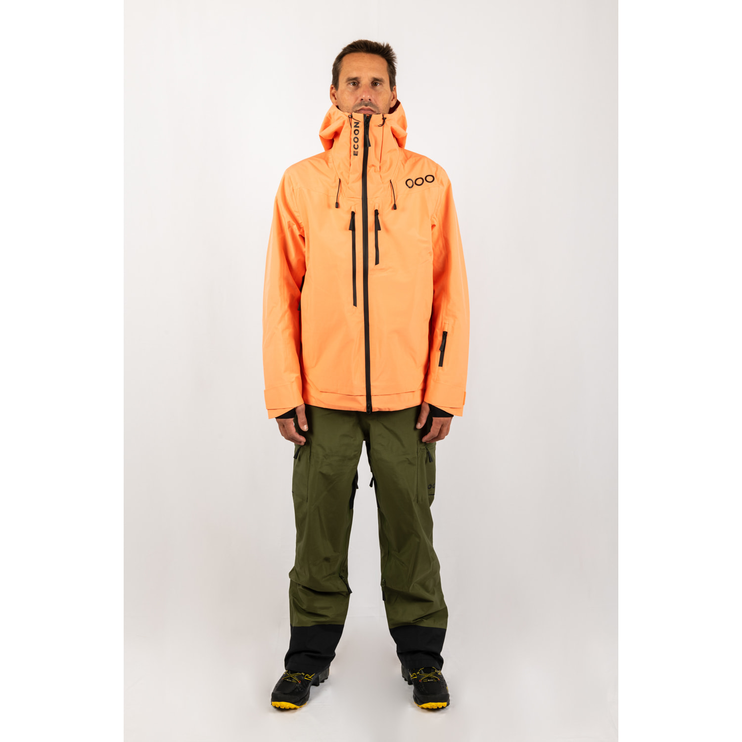 Chaqueta ECOExplorer Jacket Men marca ECOON - Naranja