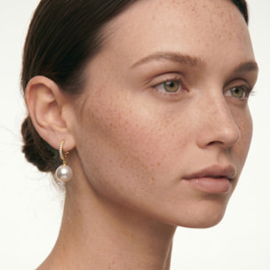 Pendientes Droki acabado oro amarillo 18k