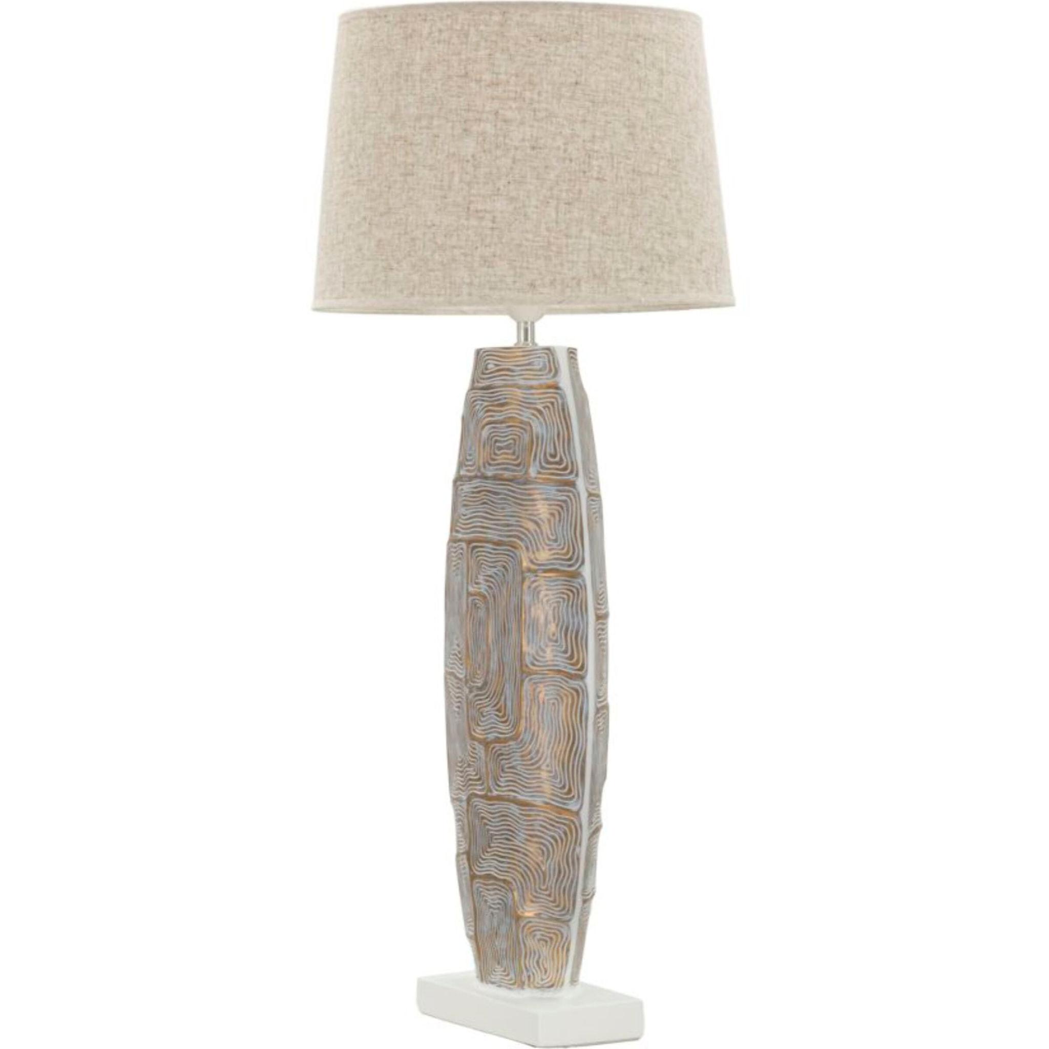 LAMPADA DA TAVOLO RESINA ECLIPS TOWER CM Ø 38X90
