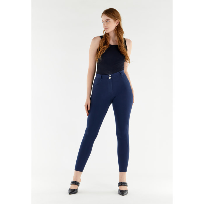 Pantaloni push up WR.UP® curvy gamba skinny cotone organico