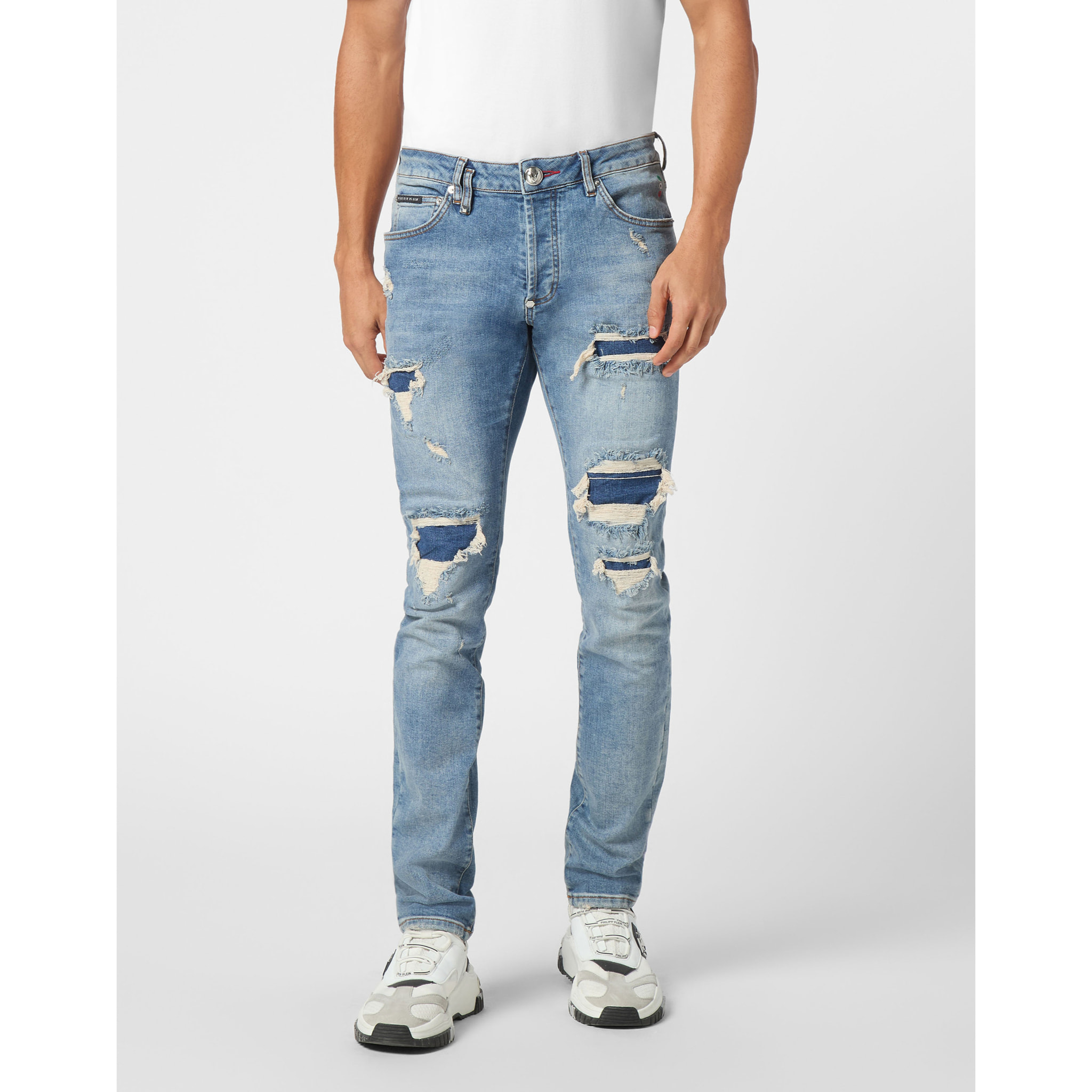 PHILIPP PLEIN Vaqueros de corte recto