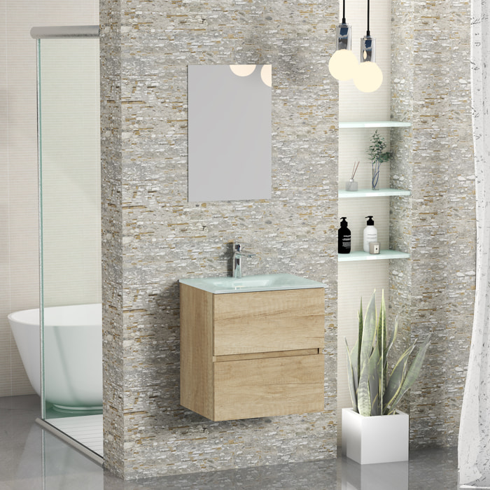Conjunto de baño BERLIN Alday, 50 cm, Nature
