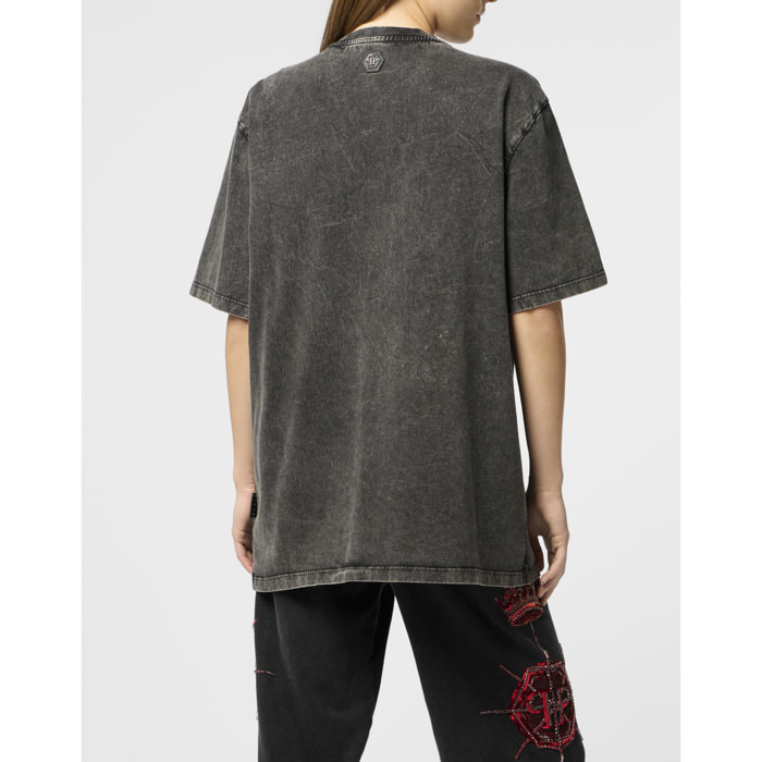 PHILIPP PLEIN T-Shirt Round Neck Ss EAGLE