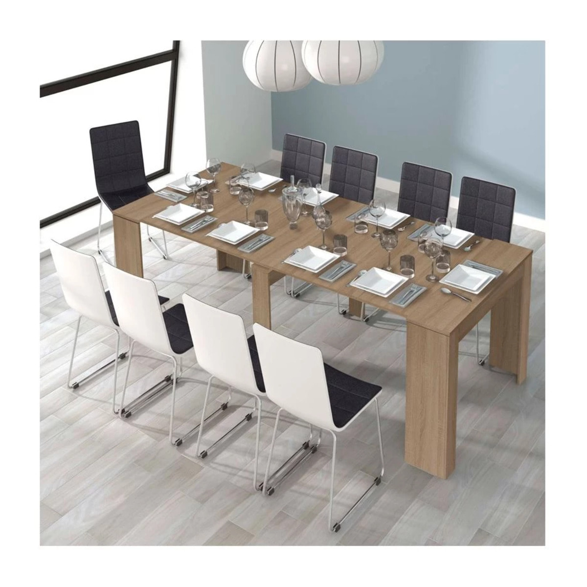 Mesa consola extensible Kendra Roble Canadian